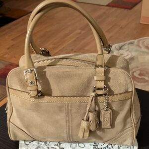 Coach Lanvin Suede Satchel